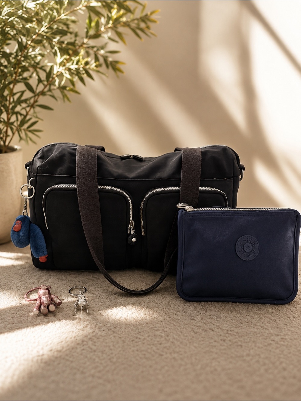 Kipling Bundle of Bag, Pouch & Keychains
